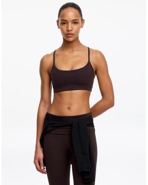 ARKET Soft Stretch Sports Bra - Brown