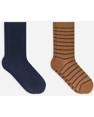ARKET Baumwollsocken Im 2Er-Pack - Blau