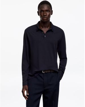 ARKET Leichtes Poloshirt - Blau
