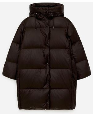 ARKET Upcycled Down Long Coat - Black