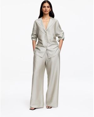 ARKET Relaxed Trousers - White