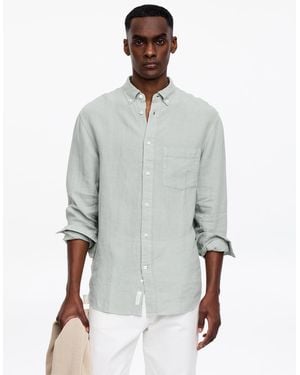 ARKET Relaxed Linen Shirt - Grey