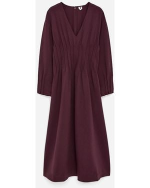 ARKET Pleated Dress - Purple