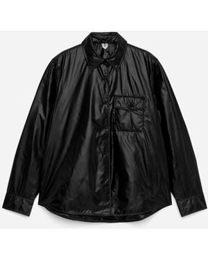 ARKET Nylon Overshirt - Black