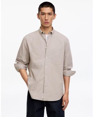 ARKET Relaxed Chequered Shirt - Natural