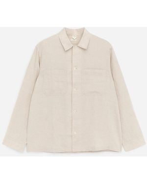 ARKET Relaxed Linen Shirt - White