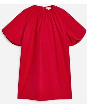 ARKET Balloon-Sleeve Dress - Red