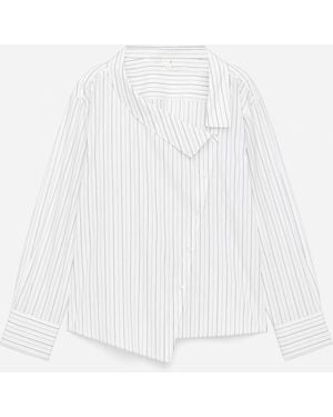 ARKET Deconstructed Cotton Blouse - White