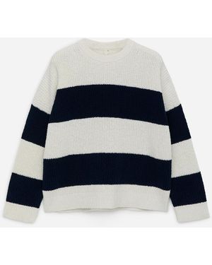 ARKET Cotton Bouclé Jumper - Blue