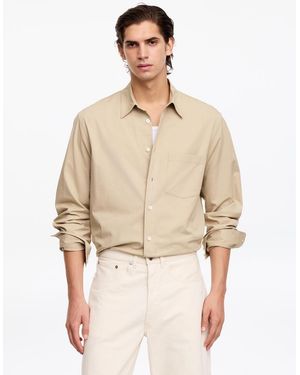 ARKET Relaxed Cotton Twill Shirt - Natural
