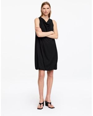 ARKET Draped Balloon Dress - Black