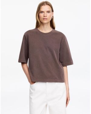 ARKET Signature Boxy T-Shirt - Brown