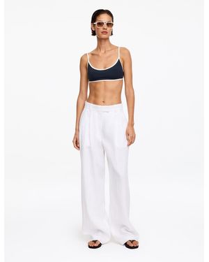 ARKET Contrasting Bikini Top - White