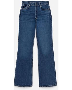 ARKET Rain High Flared Jeans - Blue