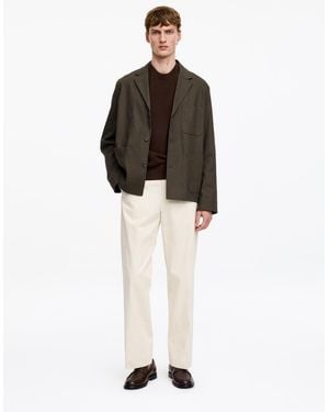 ARKET Relaxed Cotton Twill Trousers - Black