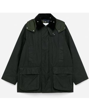 ARKET And Barbour Waxed Cotton Jacket - Black