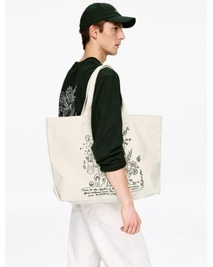 ARKET Café Canvas Tote - White