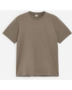 ARKET 170 Gsm Regular T-Shirt - Grey
