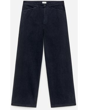 ARKET Relaxed Canvas Trousers - Blue