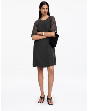 ARKET Silk T-Shirt Dress - Black