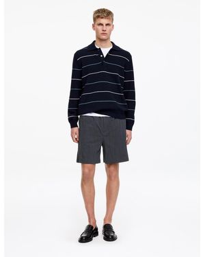 ARKET Cotton Blend Shorts - Blue