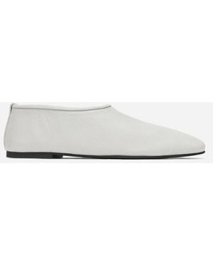 ARKET Leather Ballet Flats - Blue