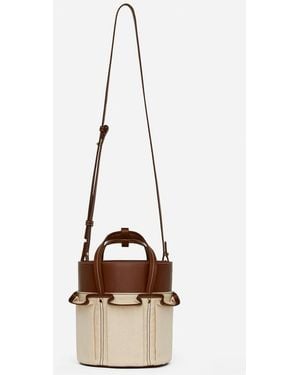 ARKET Two-In-One Bucket Bag - Natural