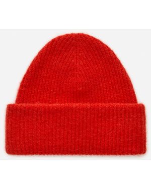 ARKET Beanie Aus Alpakawolle Und Wolle - Rot