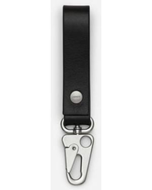 ARKET Leather Keychain - White