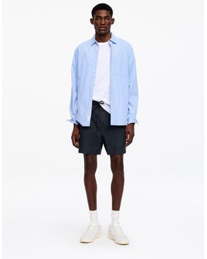 ARKET Linen Shorts - Blue