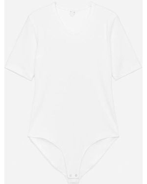 ARKET Ribbed Bodysuit - White