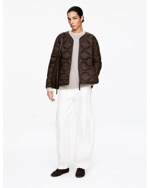 ARKET 2-In-1 Upcycled Down Liner Jacket - White
