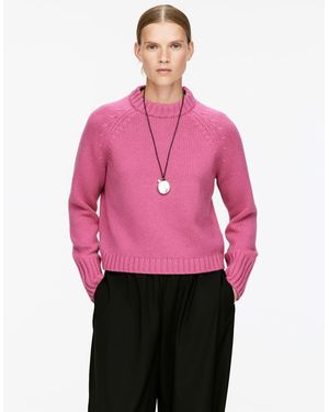 ARKET Chunky Pure Cashmere Jumper - Pink