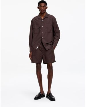 ARKET Linen Shorts - Red