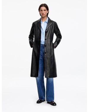 ARKET Leather Coat - White