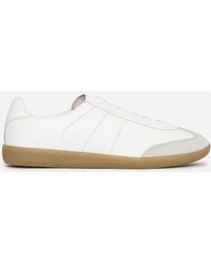 ARKET Leather Trainers - Natural