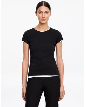 ARKET Slim Cap-Sleeve T-Shirt - Black