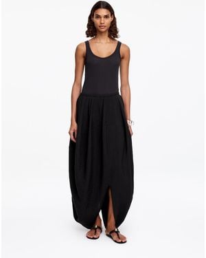 ARKET Cocoon-Shaped Skirt - Black
