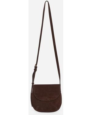 ARKET Split Suede Crossbody Bag - Black
