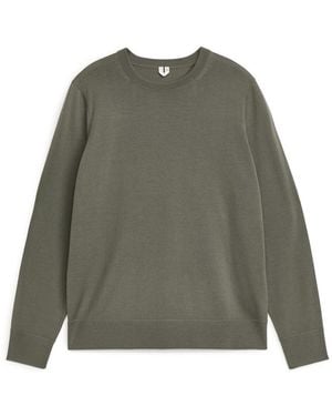 ARKET Feinstrickpullover Aus Merinowolle - Mehrfarbig