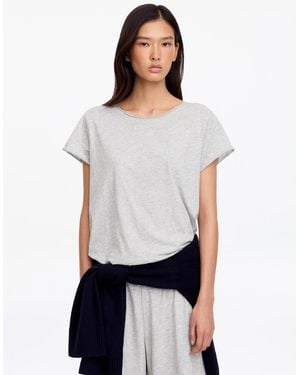 ARKET T-Shirt Mit Rollkante - Weiß