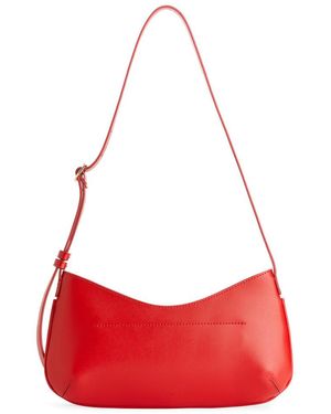 ARKET Leather Shoulder Bag - Red