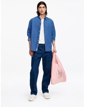 ARKET Café Packable Tote - Blue
