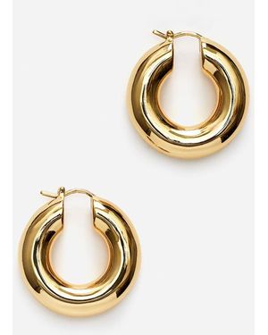 ARKET Chunky Hoop Earrings - Blue