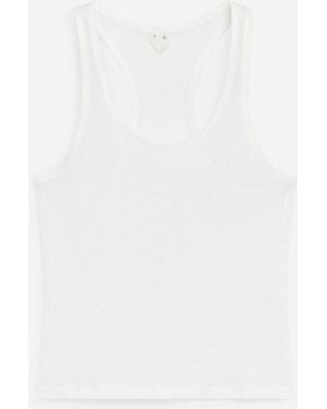 ARKET Mesh Tank Top - White