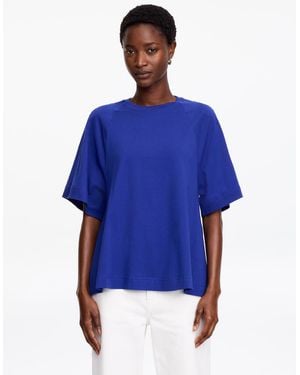 ARKET A-Line Cotton T-Shirt - Blue