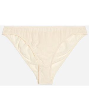 ARKET Slip Aus Seidenmischung - Weiß