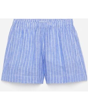 ARKET Linen Shorts - Blue