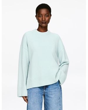 ARKET Oversized Pure Cashmere Jumper - Blue