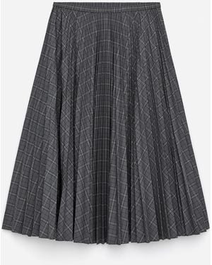 ARKET Pleated Skirt - Red